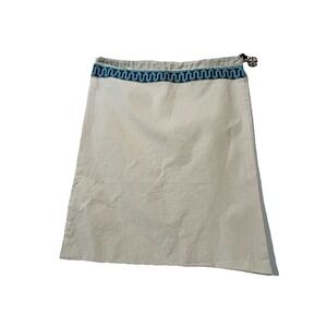 Tory Burch Drawstring  Medallion Ribbon Top Dust Bag 14" x 12"